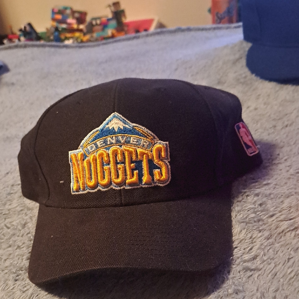 Reebok Black Cap with Denver Nuggets Patch